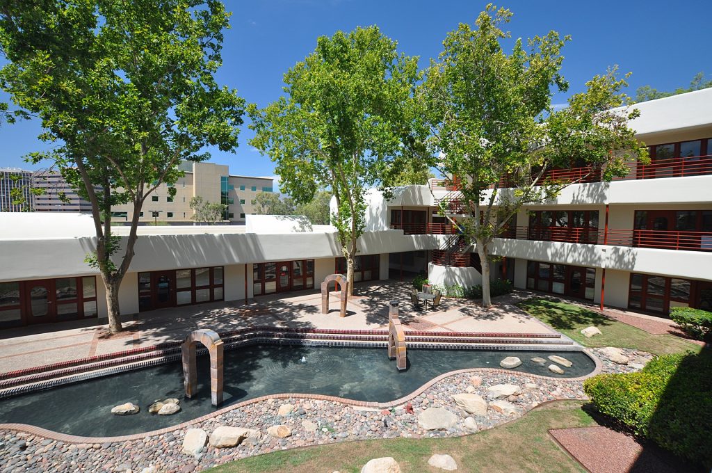 Williams Center Courtyard.